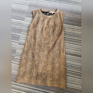 RACHEL Rachel Roy Cute Brown Snake Print Dress